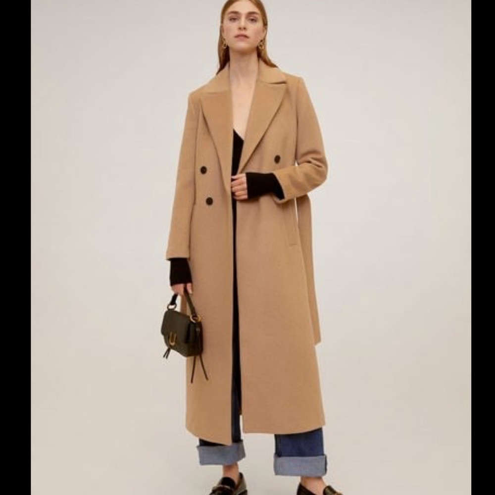 MANGO wool coat
